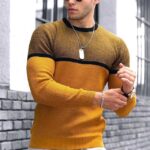 New Men's T-shirt Round Neck Casual Fashion Top Large - Image 3