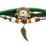 Beautiful Bohemian Style Retro Handmade Leather Angel Wing Women's Watches - Image 4