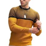 New Men's T-shirt Round Neck Casual Fashion Top Large - Image 4